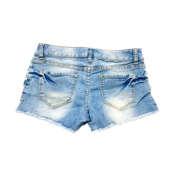 Blue Jean Mini Shorts - Picture 2 of 5
